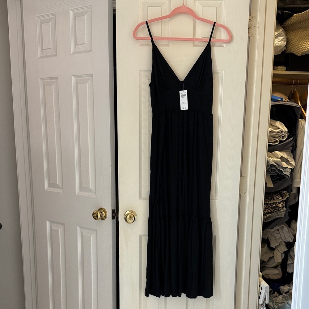 Abercrombie & Fitch Black Maxi Dress